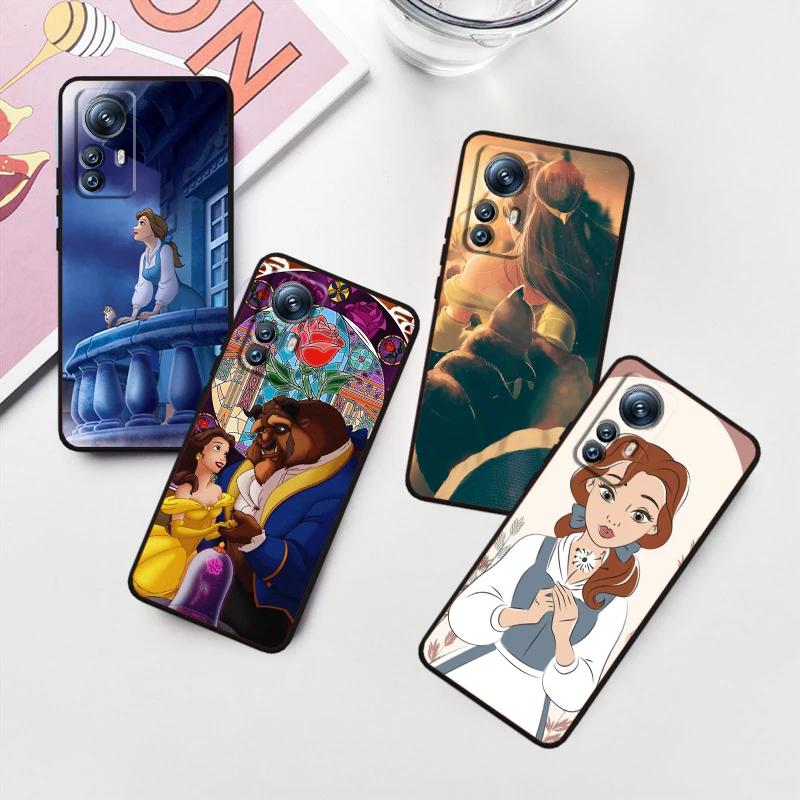 Princess Bella Beautiful For Xiaomi Mi 13T 13 12T 12 11T 11i 11 A3 10T 10 9 Pro Lite Ultra 5G Black Cover Phone Case