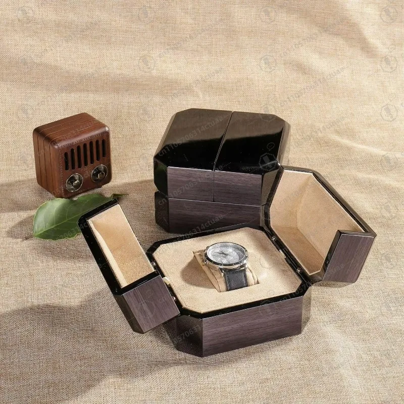 

Роскошный уникальный подарочный футляр для часов — высококачественный МДФ и деревянный ящик для хранения часов для презентаций