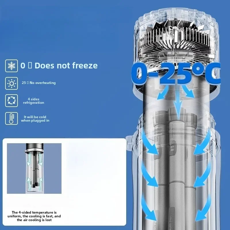 DURABLERefrigeration Box Portable Travel Refrigeration Cup Small Refrigerator Car Home Dual-purpose Refrigeration Constant Tempe