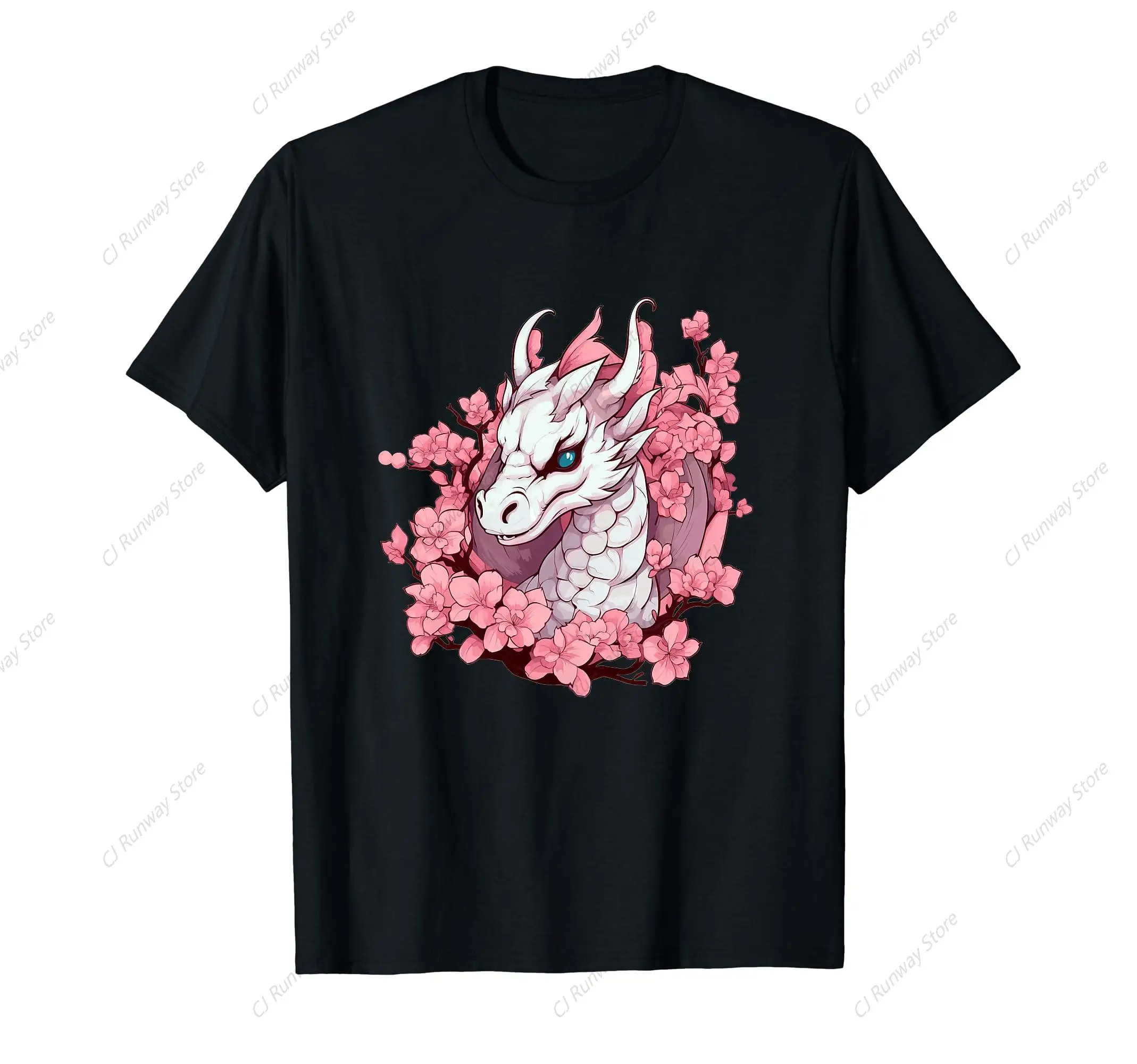 

Cute Dragon With Cherry Blossoms Dragon T-Shirt