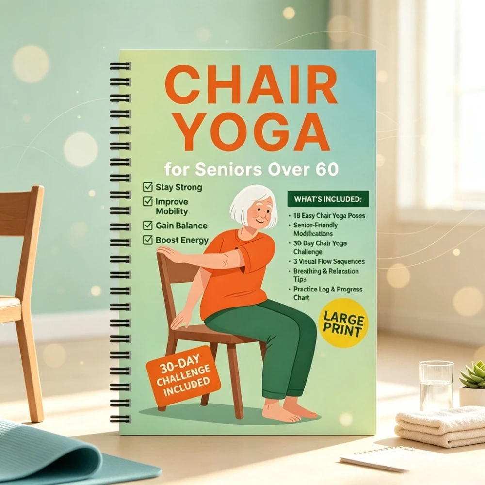 Home Elderly Chair Yoga Complete Tool Book, Progress Chart Design, Fragmented Time Gentle Fitness