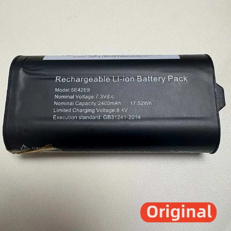 100% oryginalna bateria 7,3 V 2400 mAh do akumulatora Ring 5E42E9 Alarm Pro Smart Lock