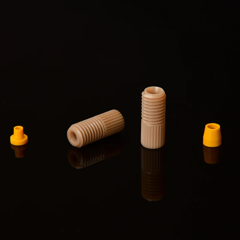 Runze Fluid Two- Piece  High Pressure PEEK Tubing  Fitting  Hplc  PEEK Fittings