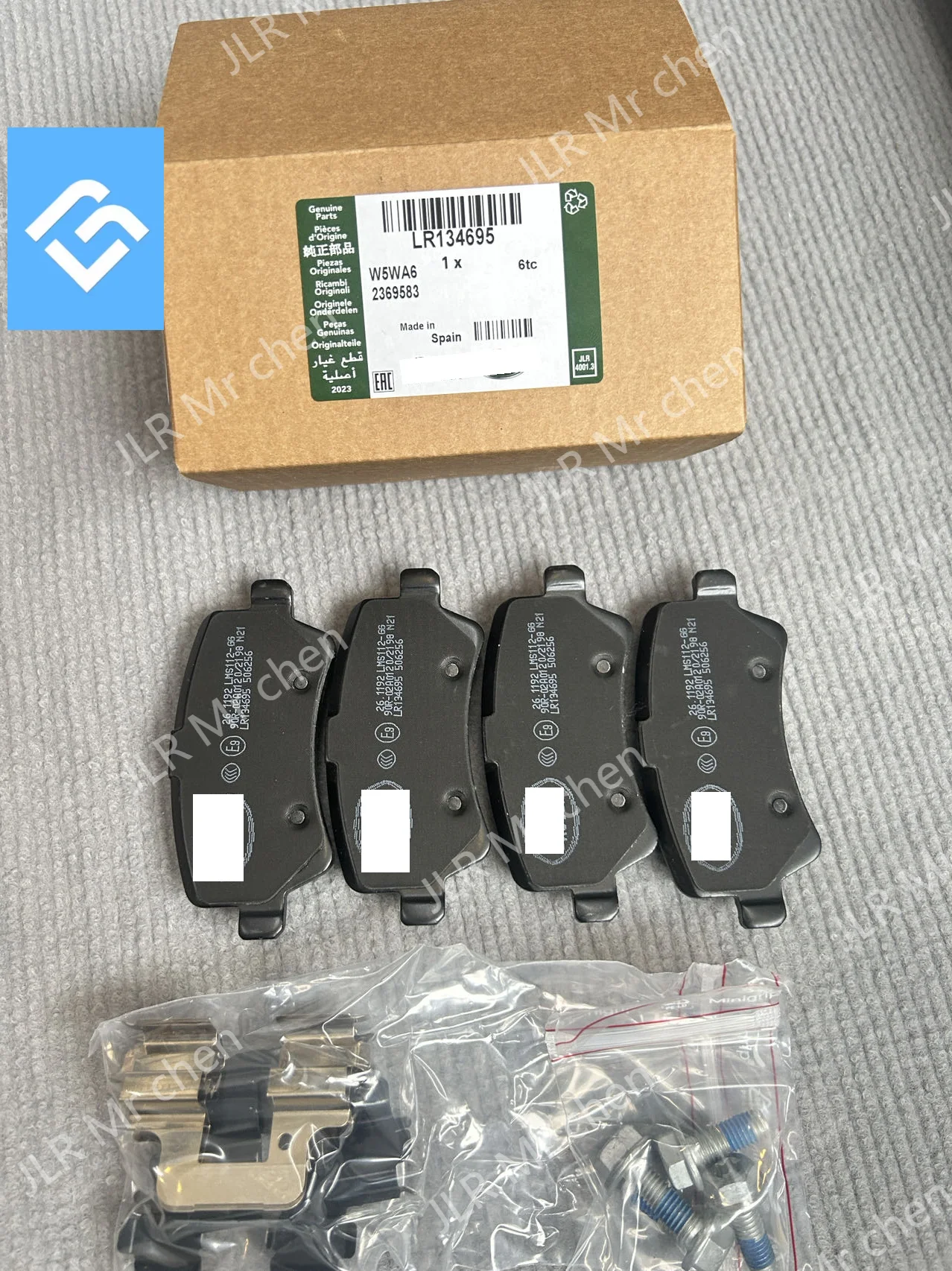 Good quality Rear Brake pads Front  Rear brake pads suitable for  Freelander 2 Evoque LR134695 LR043285 LR043714