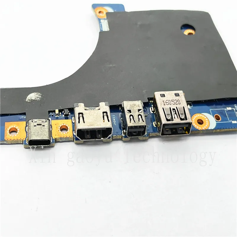 Original สำหรับ DELL Precision 7520 M7520 USB Board LS-E317P 0TJHK7 TJHK7 100% ทดสอบ OK