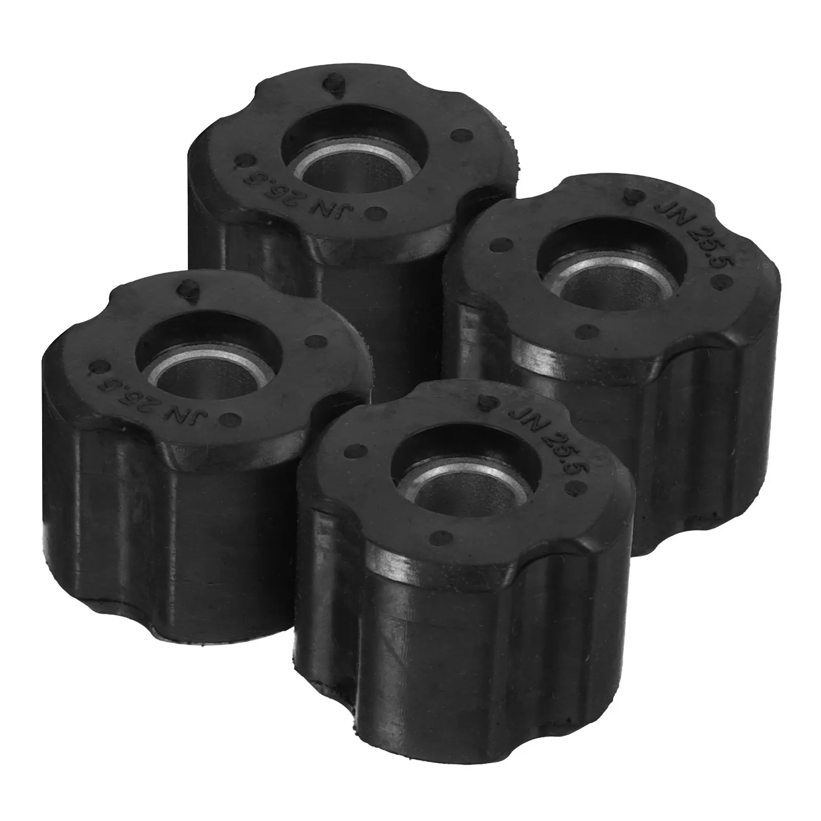 4Pcs Lawn Mower Tube Bearings Replacement Bushings Shock Absorbing for 26Mm 28Mm Aluminum Tubes Grass Trimmer Mower Bearing Kit