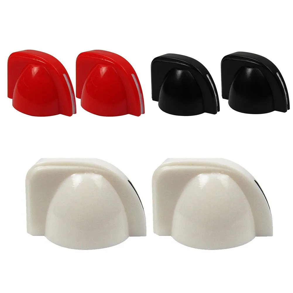 2 Pcs Vintage Chicken Head Guitar Amplifier Knobs Replacement  Change Custom Guitar Colour Style Plastic Knobs Guitar Parts