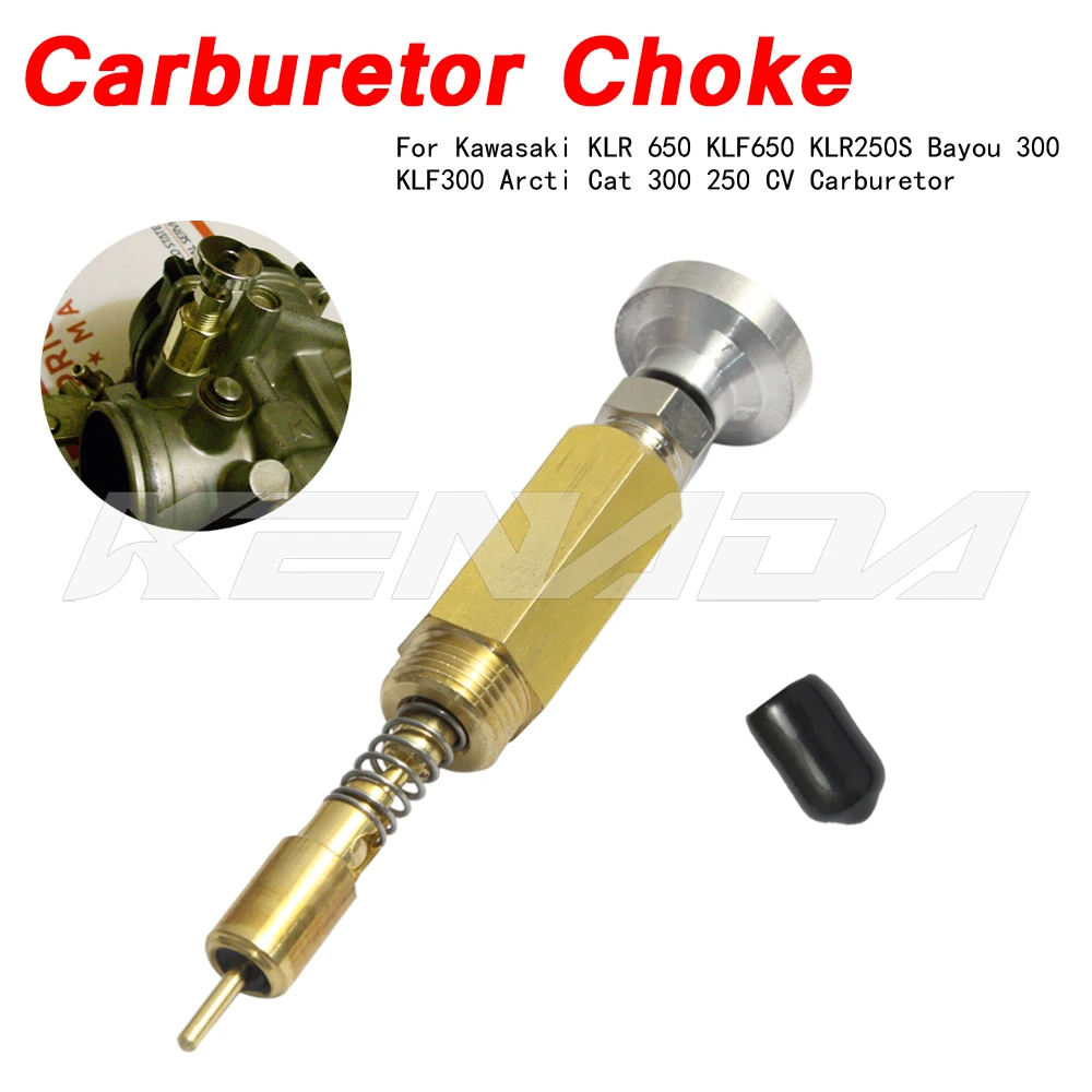 Carburetor Choke Cable Kit  Fit For Kawasaki KLR 650 KLF650 KLR250S Bayou 300 KLF300 Arcti Cat 300 250 CV Carburetor