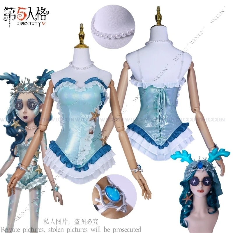 Fiona Gilman Game Cosplay Costume Identity V Priestess Cosplay Sexy Bodysuit Party Anime Swimsuit Halloween Carnival Costume