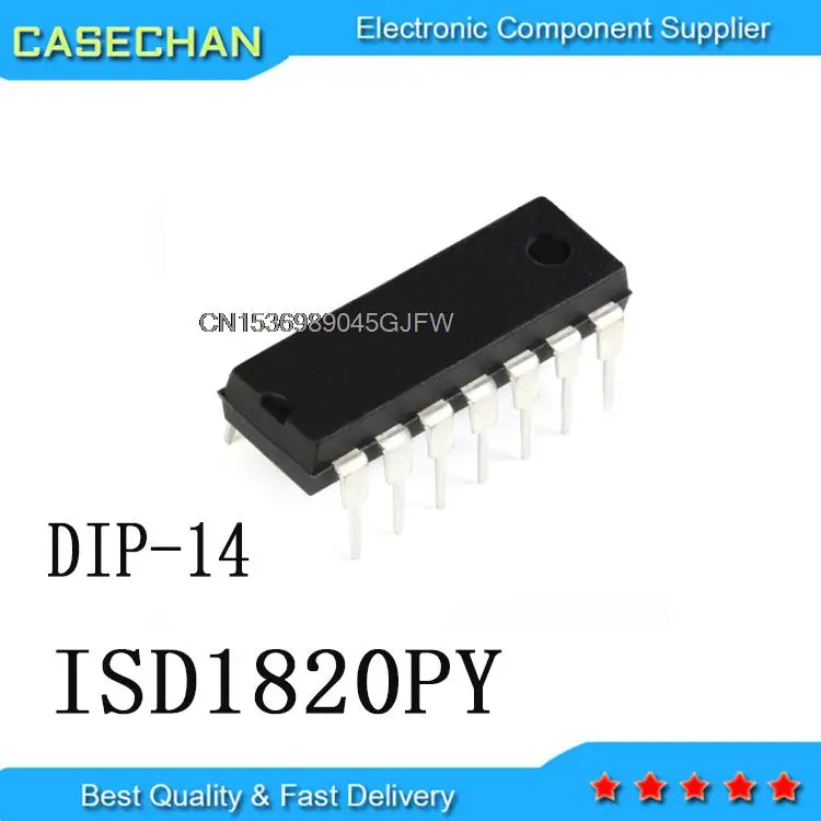 10PCS Neue und Original ISD1820 DIP-14 ISD1820PY