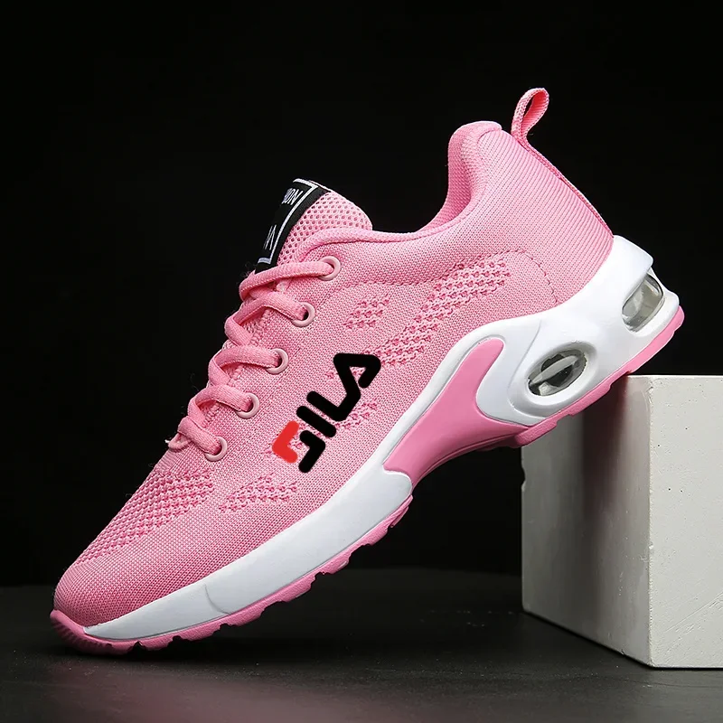 New Running Shoes Ladies Breathable Sneakers Summer Light Mesh Air Cushion Women's Sports Shoes Outdoor Lace Up Training Shoes image 4