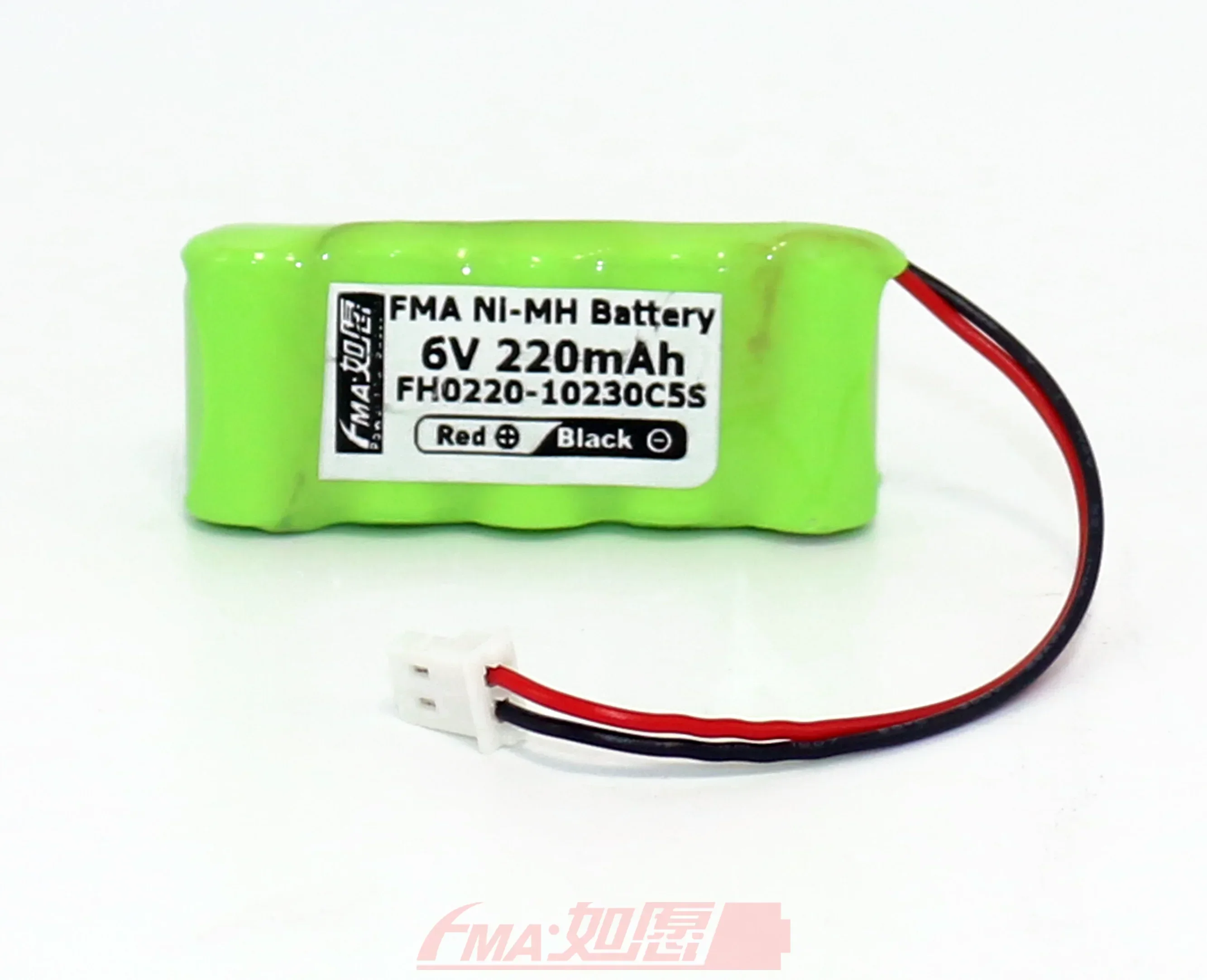 Akumulator Ni-MH 6V 220mAh do czajnika wodnego Bugatti 1/2AAA5SB Rozmiar: 10x51x23mm ze złączem/5264