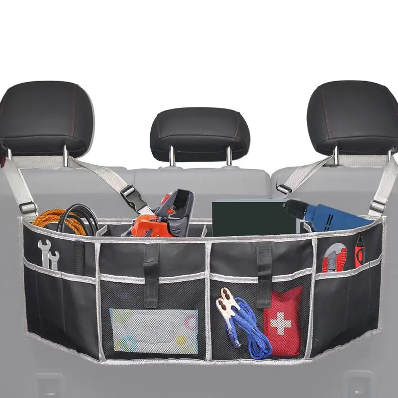 

Behind Seat Car Organizer Car Backseat Kid Toy Storage Bag Back Of Seat Organizer For Snacks Children's Toys Water Bottles