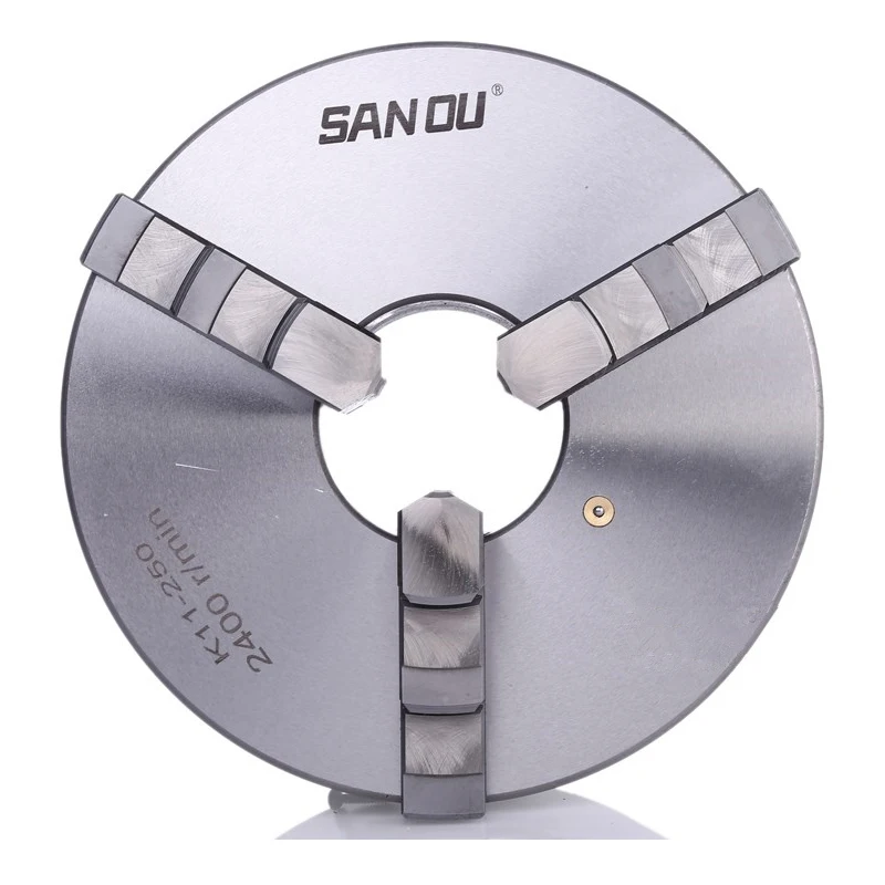 

3 jaw chuck 250mm Sanou Brand 10'' self centering Metal lathe chuck K11-250 two sets jaws for heavy duty lathe