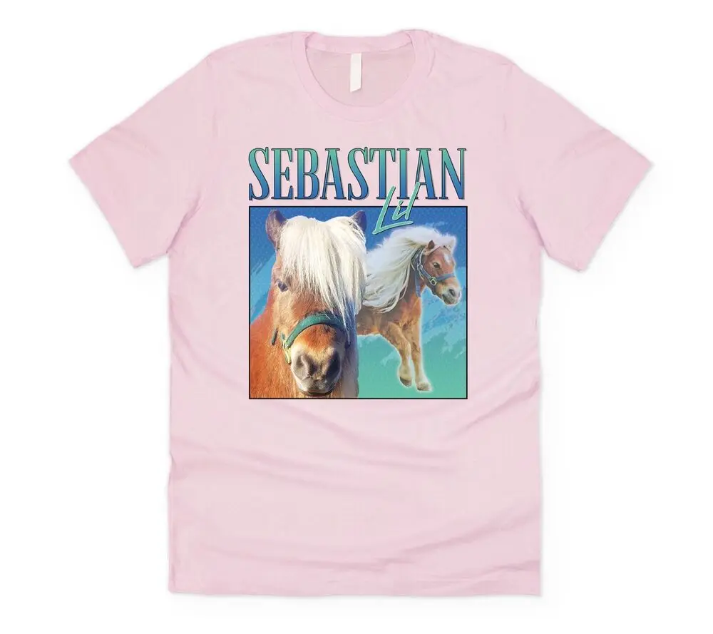 

Lil Sebastian Homage T-shirt Tee Funny Parks and Rec Show Retro 90's Recreation Men's and women's short-sleeved T-shirts