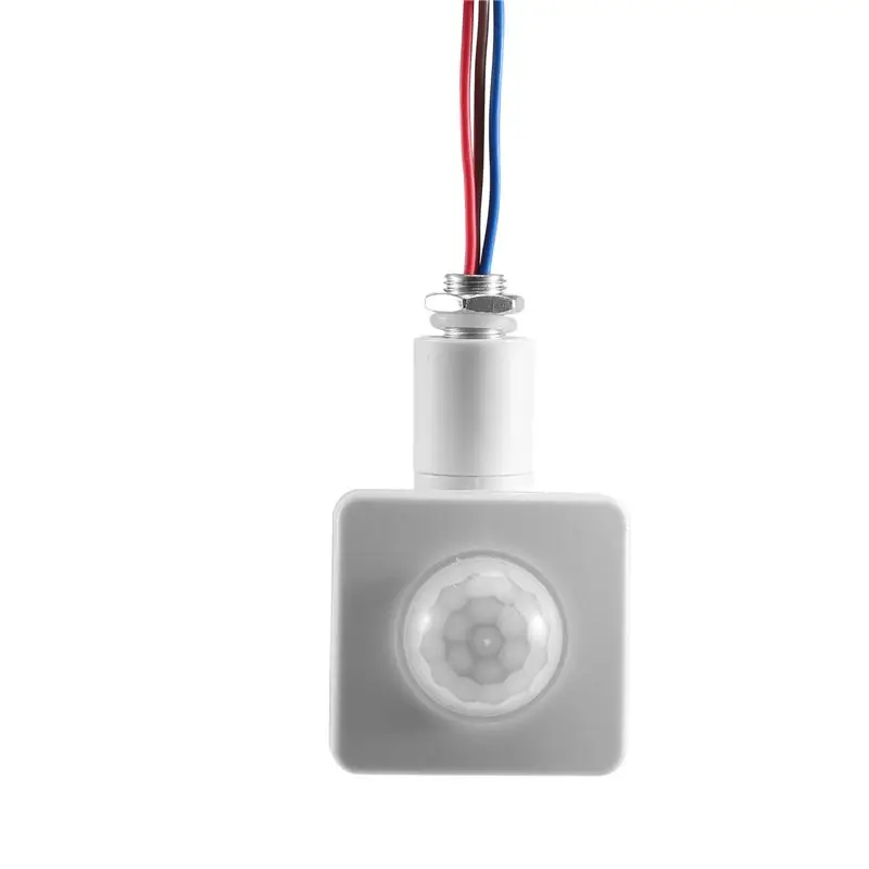 ABKI-220V Mini Menselijk Lichaam Infraroodsensor Infrarood Lichaamssensor Schakelaar LED-schijnwerper PIR Bewegingssensor Verstelbaar