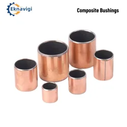 10PCS Inside diameter 3 4 5 6 8 10 Oilless Braided Composite Self Lubricated Bearing, Bushing, Steel Backed