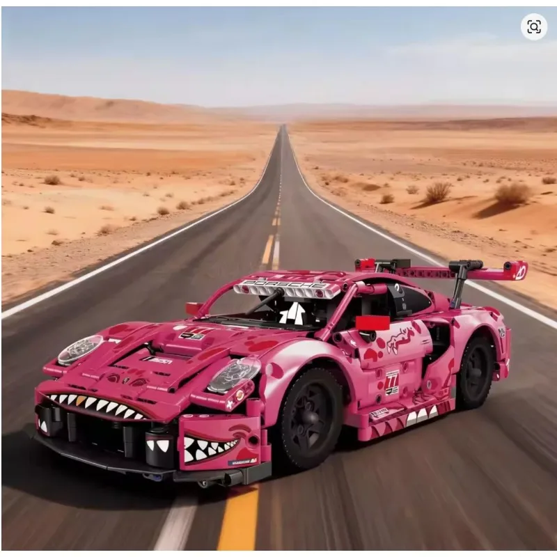 nouveau-modele-de-voiture-dinosaure-rose-2026-ensemble-de-construction-grand-format-cadeau-ideal-pour-femme-et-homme-adulte-jouet-de-noel