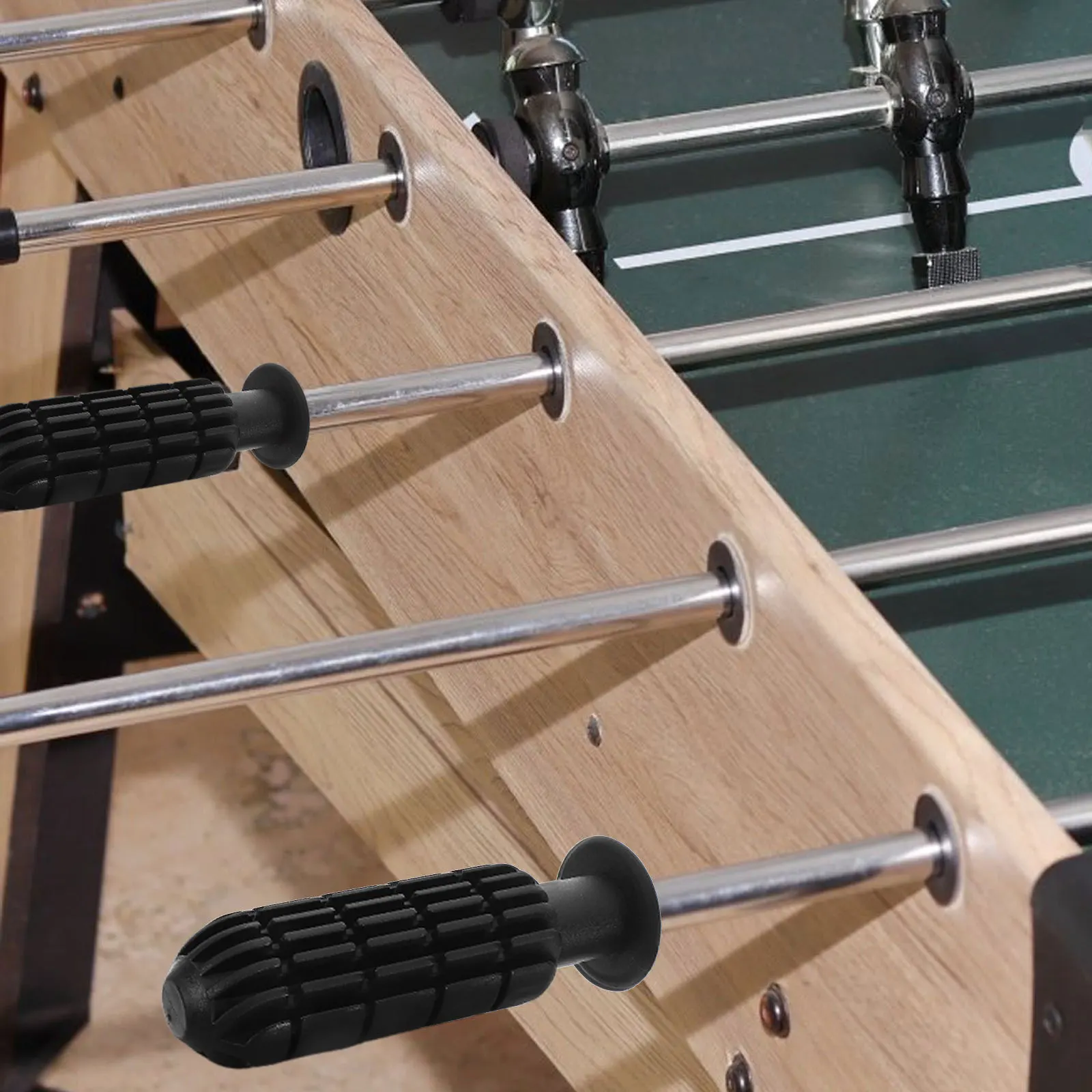 

1 Set Of Foosball Table Replacement Handles Plastic Grips For Table Football Machine Durable Sturdy Easy To Use Enhanced Control