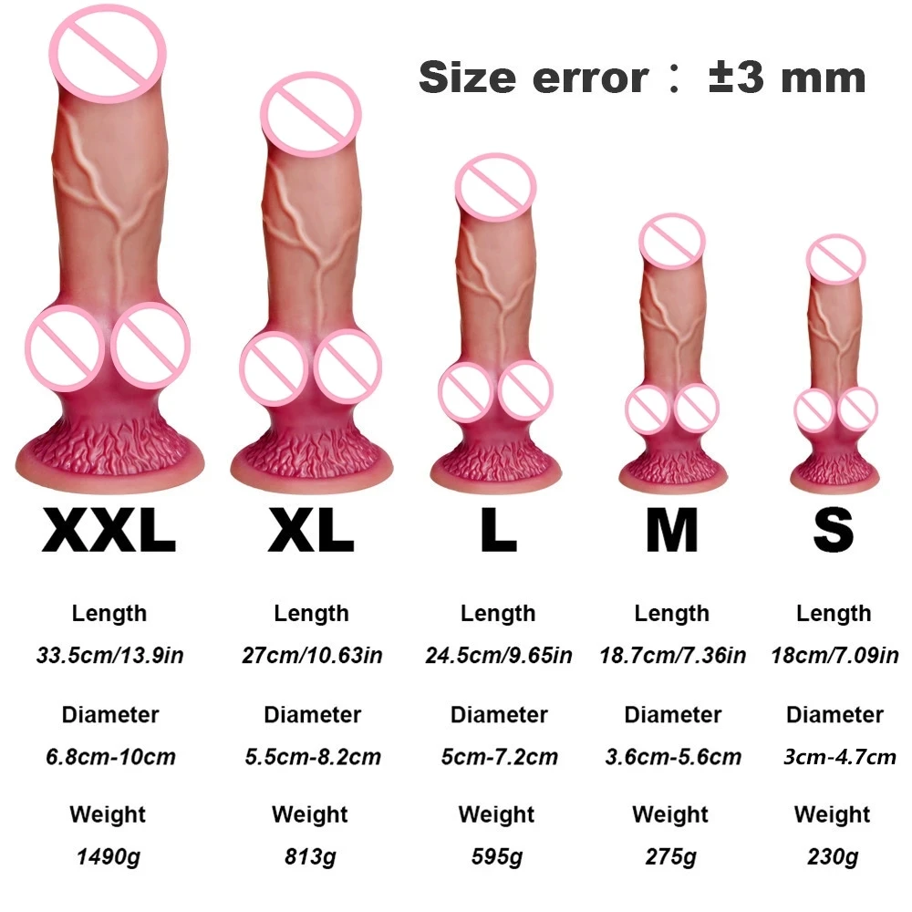 Giant Animal Dildo Sex Toys Realistic Big Knot Dog Dildos Vaginal Stimualtor G-Spot Masager Penis Sucker Masturbator for Women