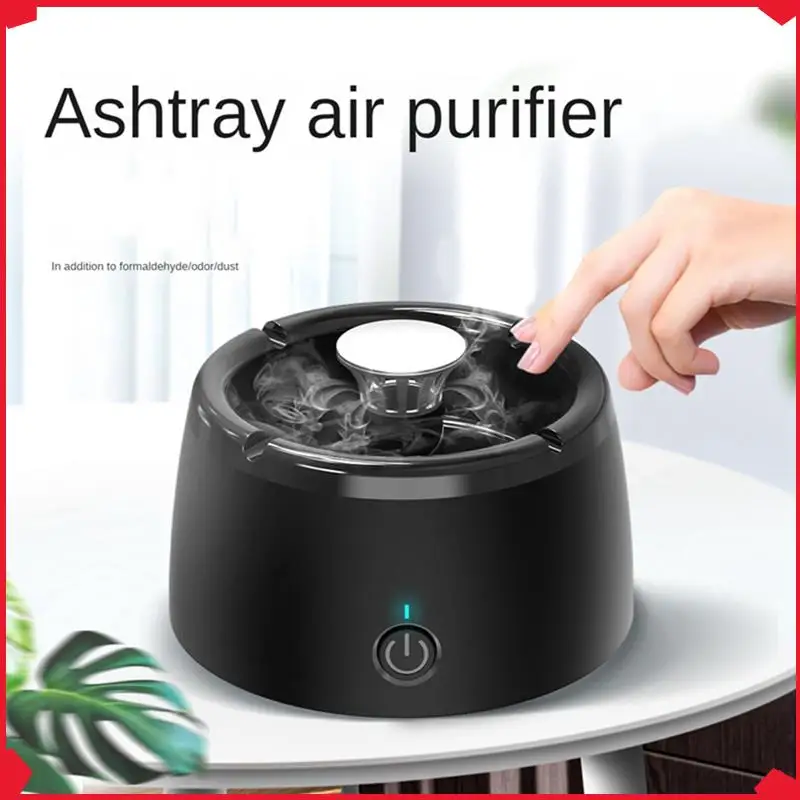 

B17B 1 комплект пепельницы + функция очистителя воздуха, универсальная от дыма, для удаления запаха, бездымная пепельница C