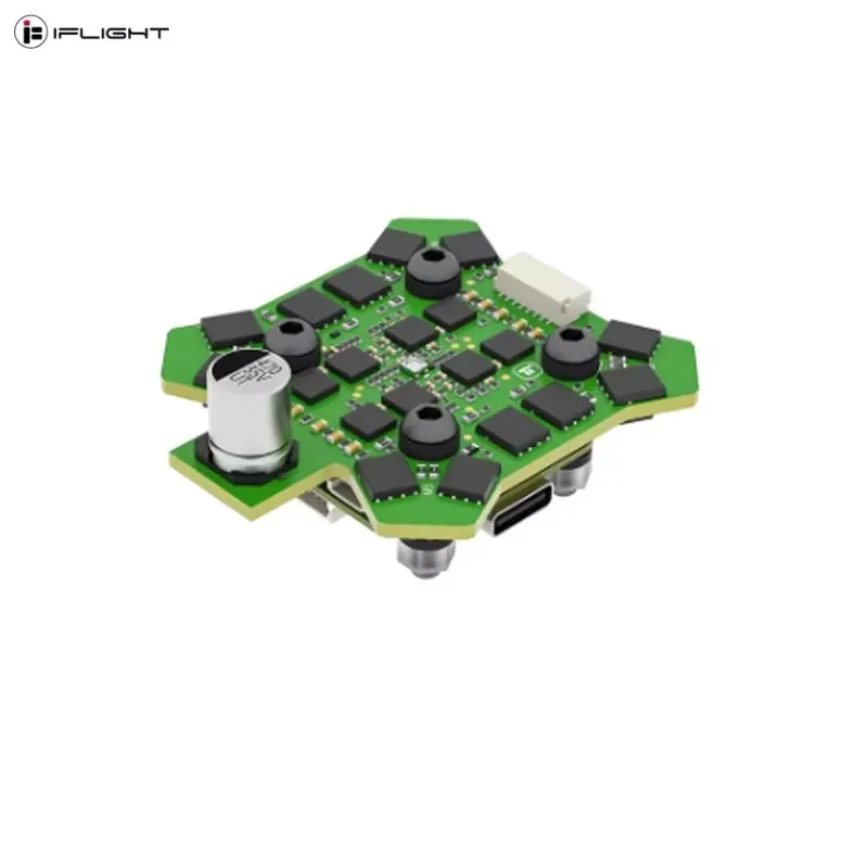 iFlight BLITZ Mini F7 E55R Stack с контроллером полета BLITZ Mini F7 V1.2 / BLITZ E55R 4-IN-1 2-6S ESC для RC FPV Drone