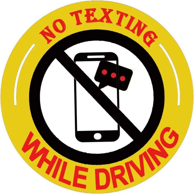 

Наклейки с предупреждением о безопасности во время вождения, предупреждающий знак, этикетка для окна водителя, двери, лобовое стекло кузова автомобиля, 15 см, ПВХ KK