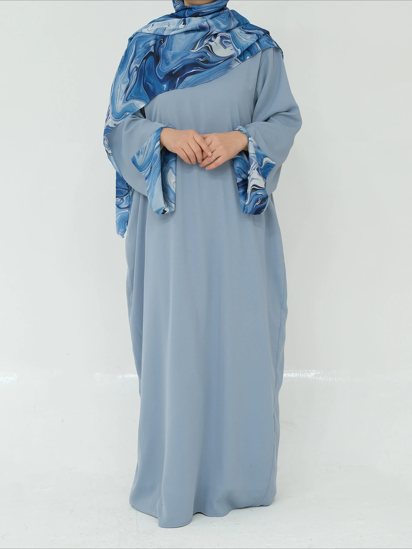 Muslim Maxi Dresses for Women Abaya Jalabiya Split Sleeve Eid Ramadan Morocco Dubai Kaftan Islam Vestidos Arab Long Robe 2025