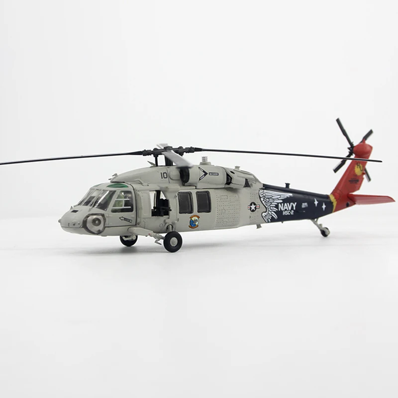 1:72 Scale US Land Airlines UH-60 Military Aircraft Model HSC-2 Fleet Angels Diecast Alloy Classics Toys Souvenir Gifts Display