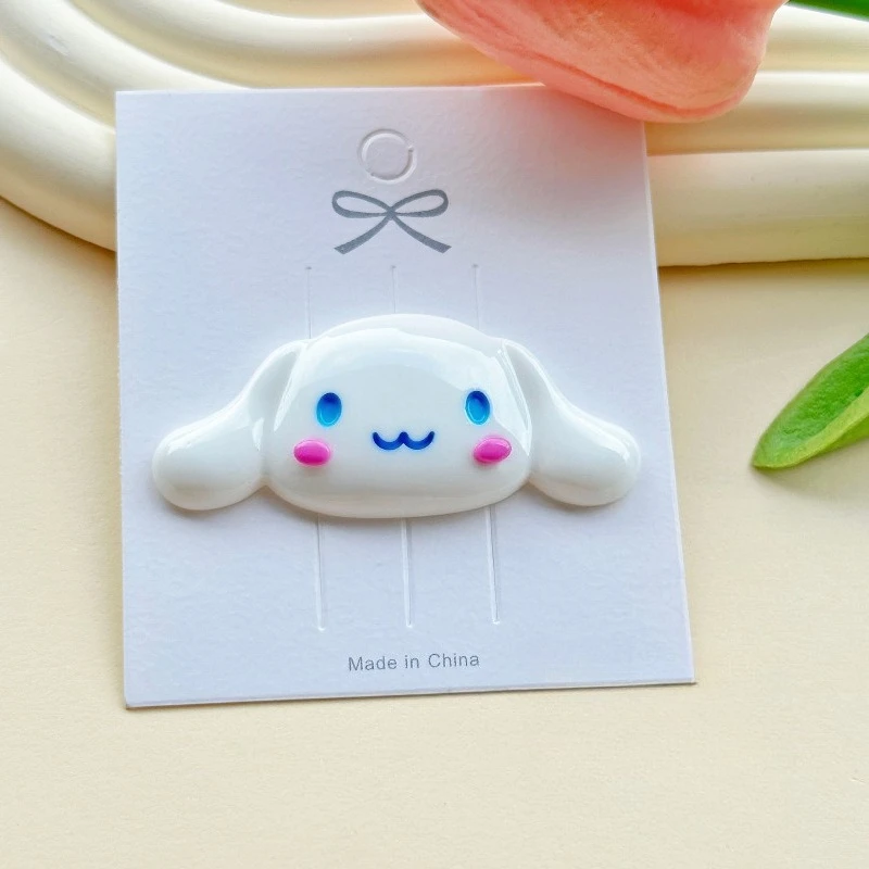 10pcs Hello Kitty Material Decoration Cute Cartoon DIY Hairpin Hole Shoes Patch Material Desktop Accessories Student Wholesale