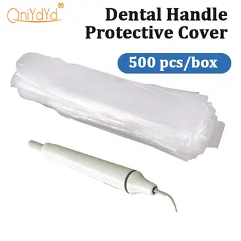 500pcs Dental Handle Protective Cover Disposable Scaler Protective Covers - High Speed ​​Handpiece Handle Protection