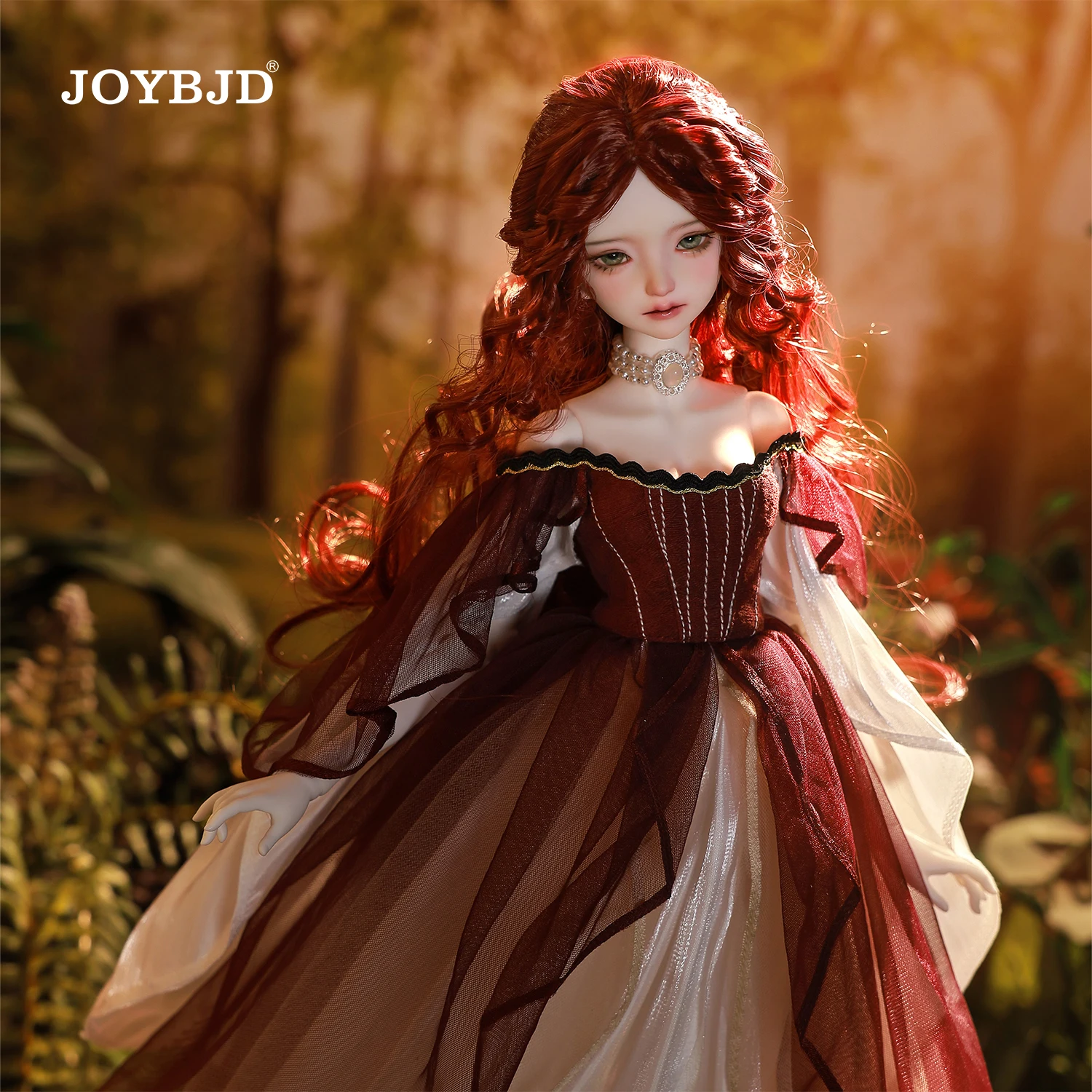 JOYBJD 1/4 Cyllira Fullset B Bjd Pop Middeleeuwse Retro Stijl Wijn-rode Wijn Vrouw De Moonshine Maiden Bjd Gelede Poppen