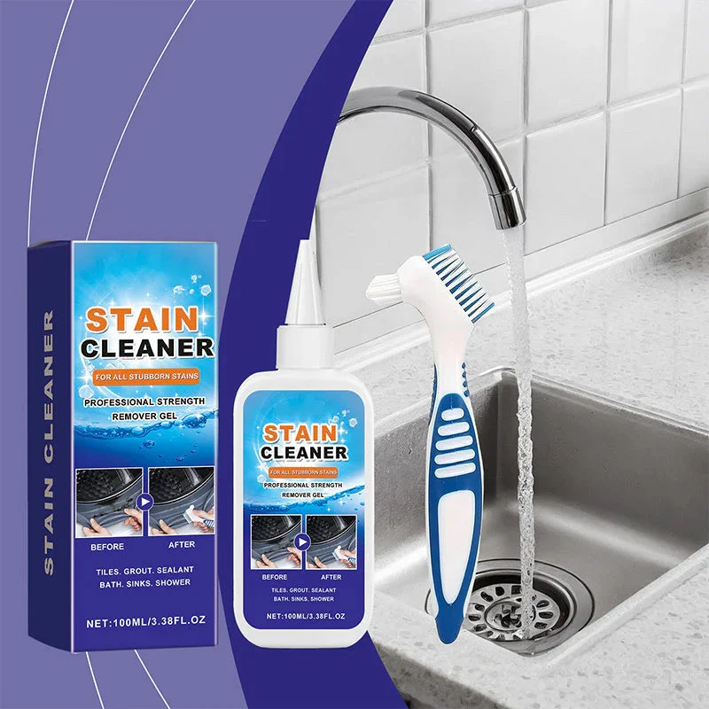 جل مزيل العفن والبقع 100 مل، جل إزالة القوة الاحترافي للمطبخ مع فرش صديقة للبيئة #1