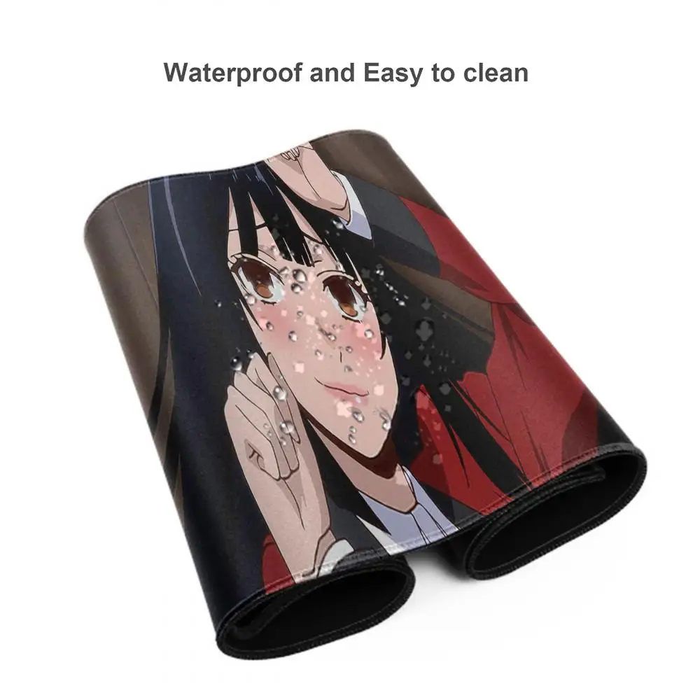 Alfombrilla de ratón de Anime Kakegurui Yumeko Jabami, alfombrilla de ratón grande para juegos de PC, alfombrilla de ratón para ordenador, alfombrilla para teclado, alfombrilla de escritorio para portátil