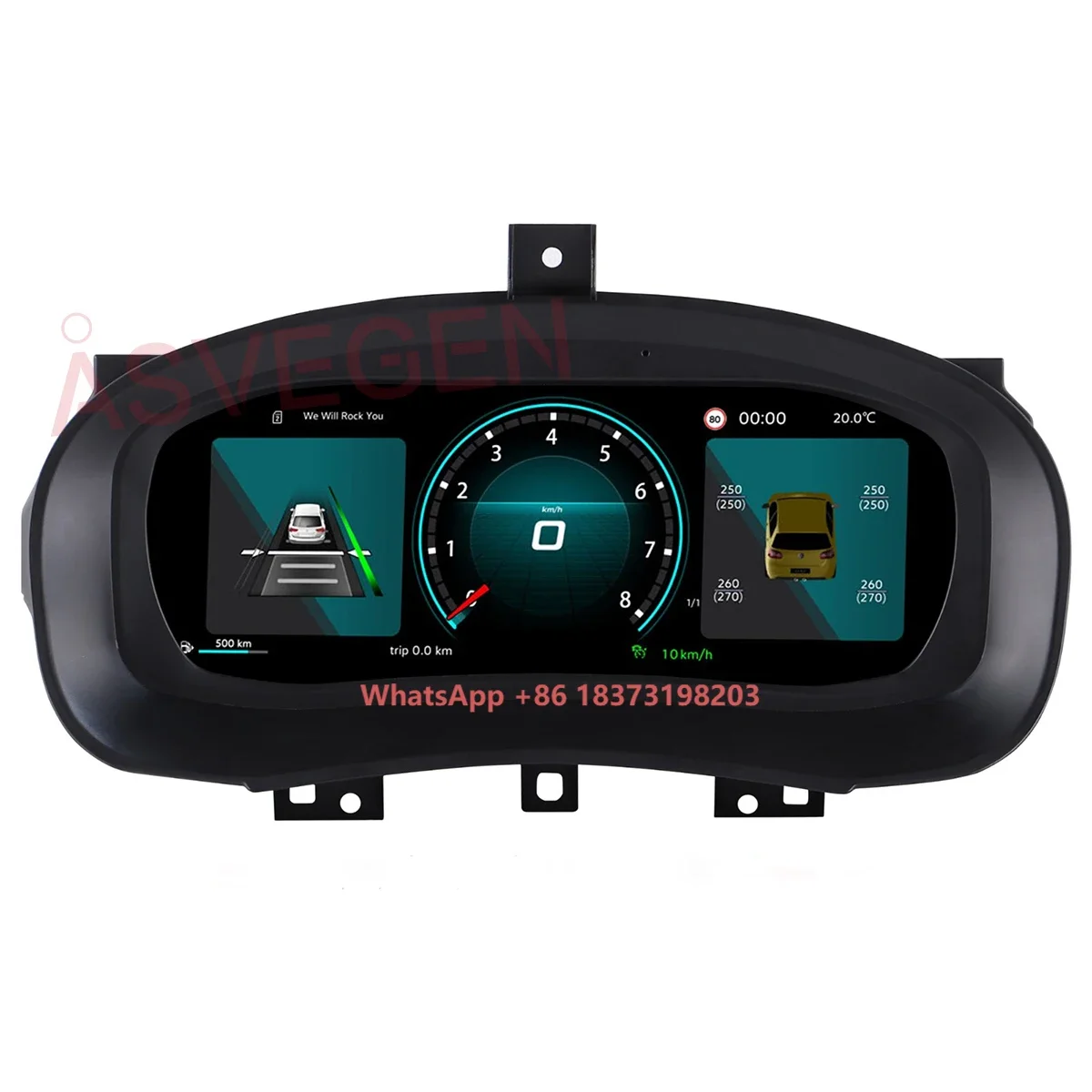 

For 2008-2014 Skoda Fabia 10.25" Car LCD Digital Cluster Instrument Speedometer CockPit Panel Linux System