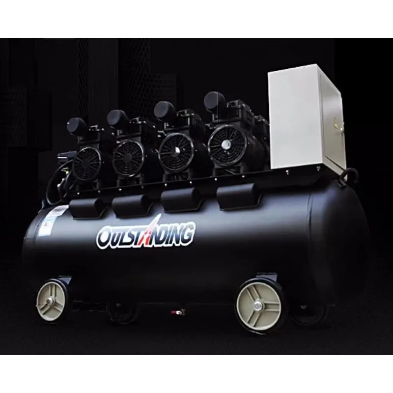 3*750w-65L Low Noise Silent Air Compressor With Cooper Wire