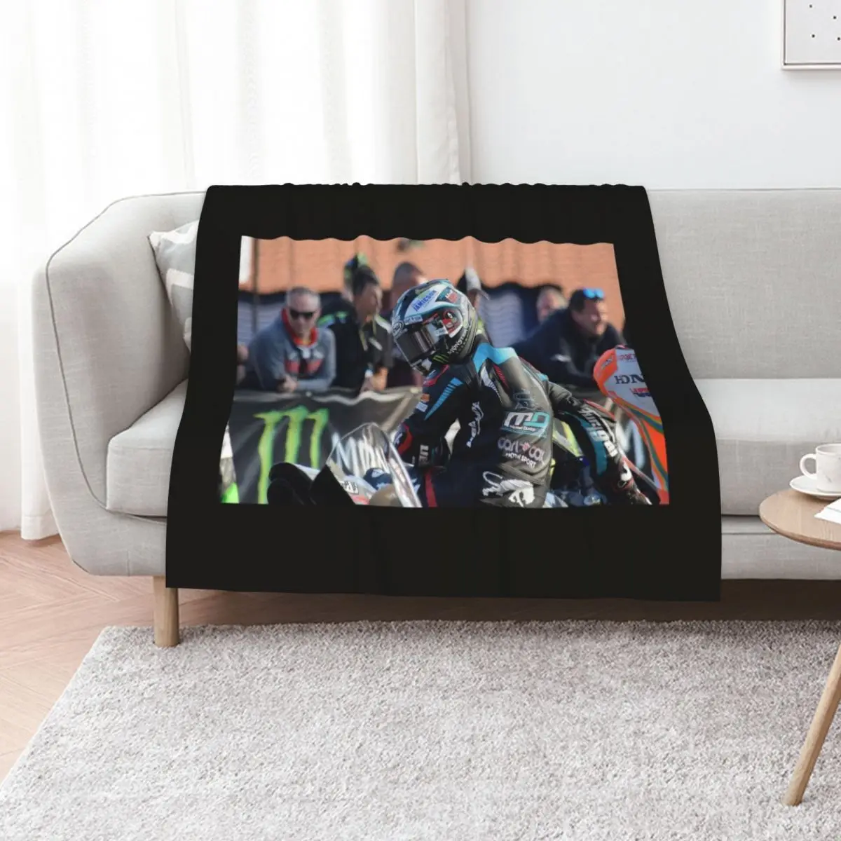 Michael Dunlop Isle of Man TT 2018 Throw Blanket Polar halloween christmas gifts Extra Large Throw Flannel Hair Blankets