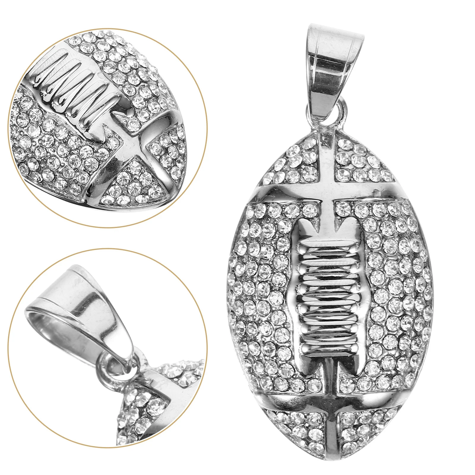 

Ювелирные изделия для регби, подвеска в виде спортивного мяча, ожерелье «сделай сам», подвеска для браслета, серьги, принадлежности для рукоделия, спортивный мяч, подвеска