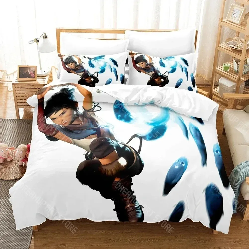3D Printed Bridge Spirits Kena Bedding Set for Boys Girls Duvet Cover Pillowcase Twin Queen King Full Single Double Sizes