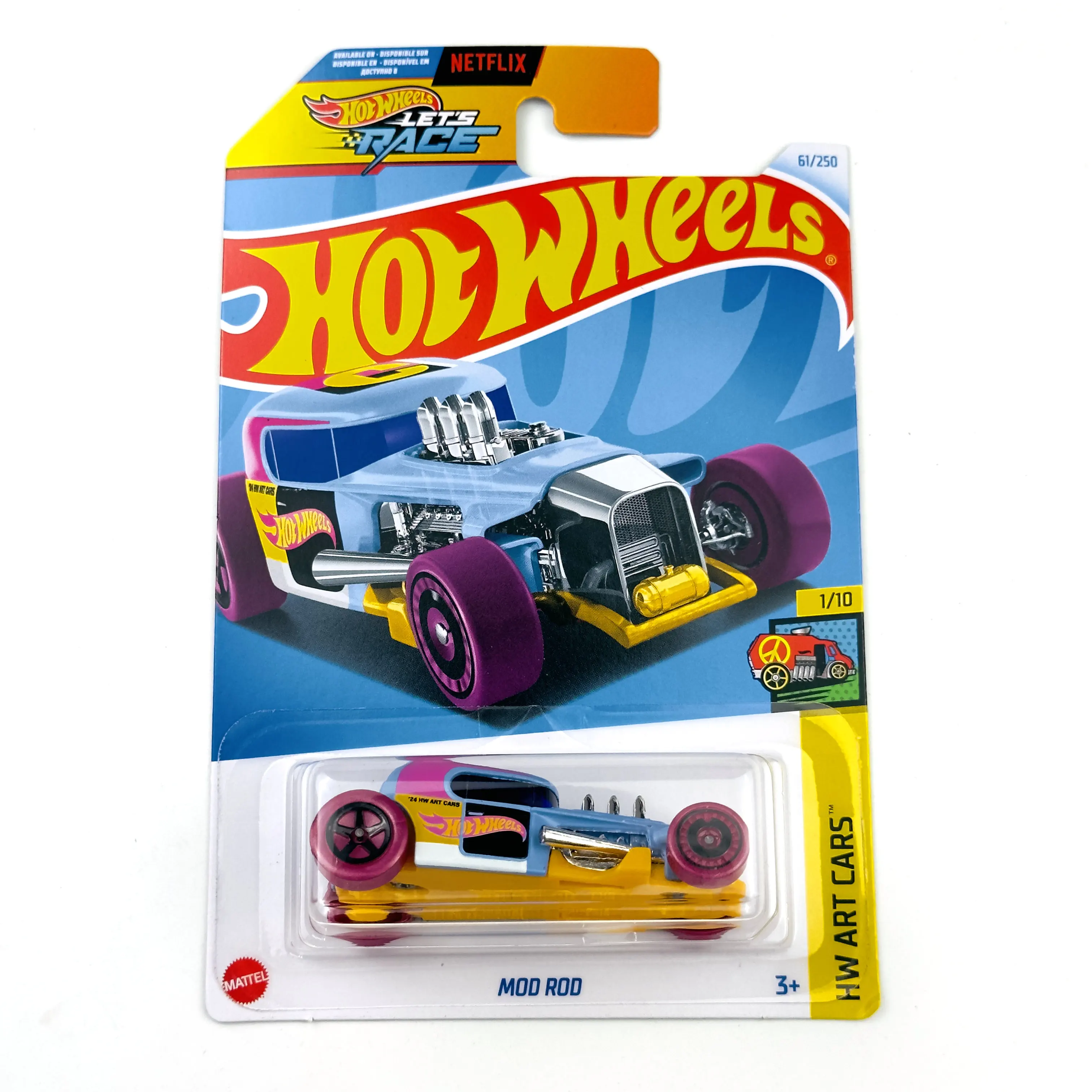 2024-61 Hot Wheels Cars MOD ROD 1/64 Metal Die-cast Model Collection Toy Vehicles