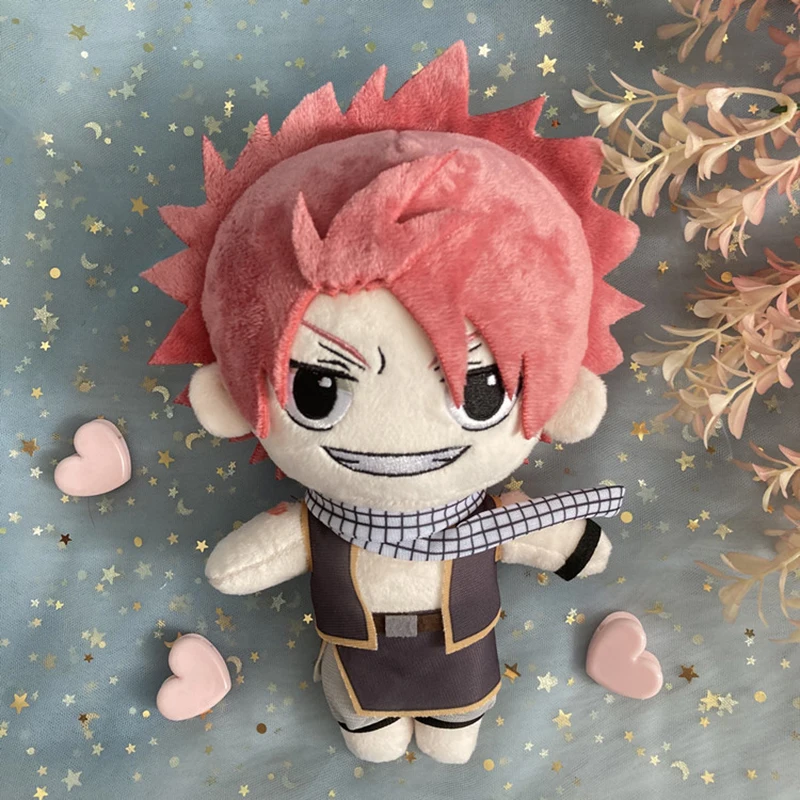 20Cm อะนิเมะ FAIRY TAIL ตุ๊กตาตุ๊กตา FAIRY TAIL Etherious Natsu Dragneel Action นุ่มน่ารักตุ๊กตาของเล่นตุ๊กตา