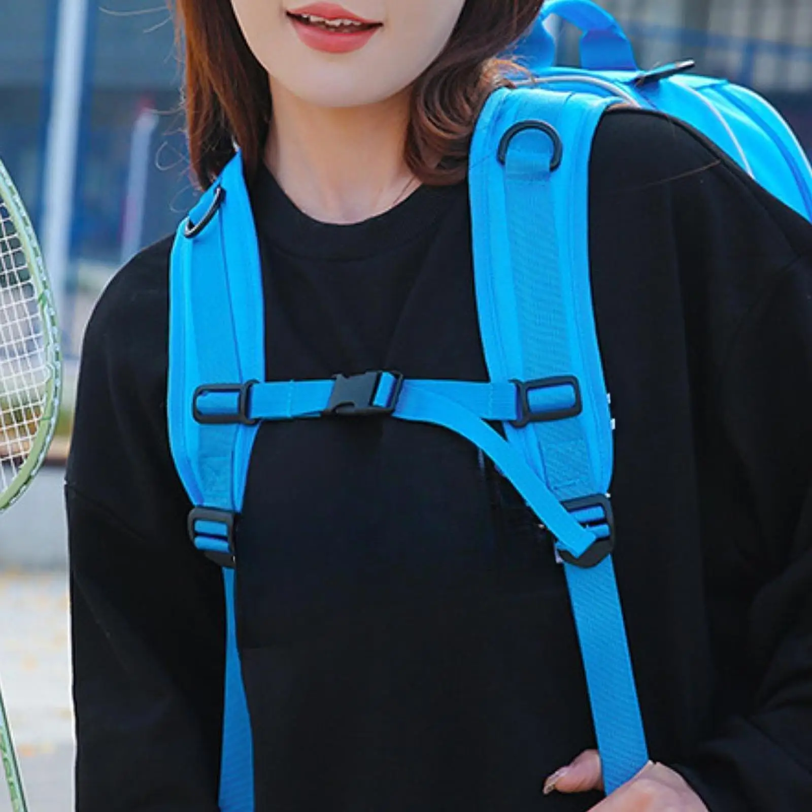 

Tennis Racquet Case Tennis Tote Hold 2 Rackets Handbag Waterproof Multifunctional Racket Carrying Bag Badminton Racquet Bag