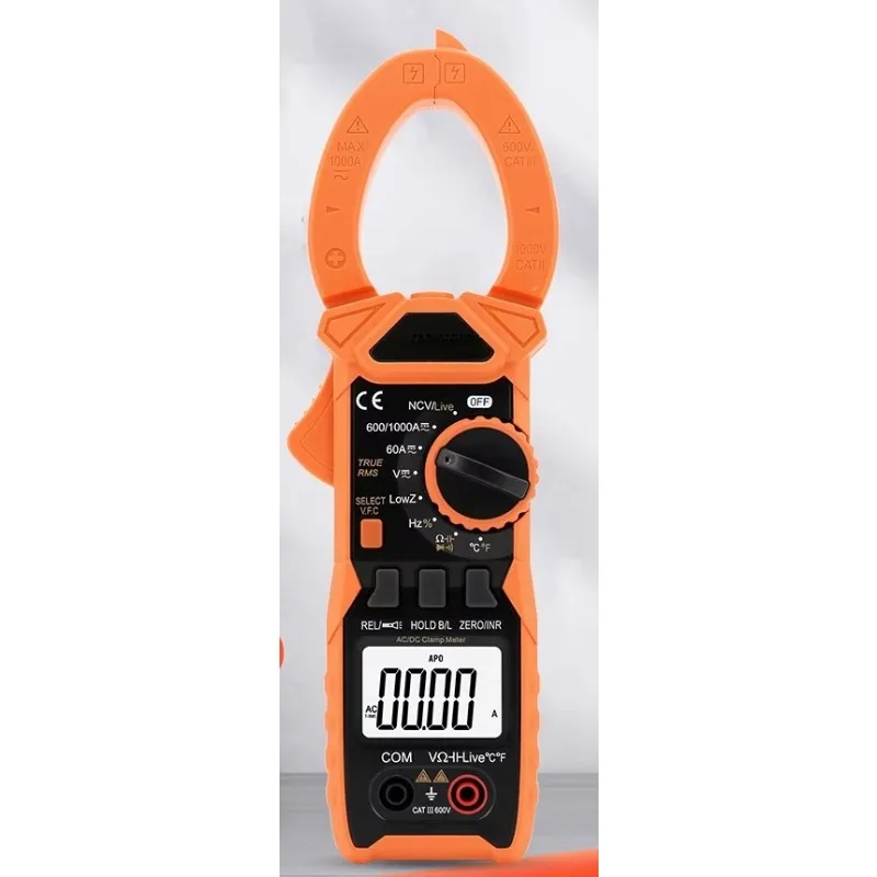 AC and DC clamp digital multimeter VC6056B/AC high-precision electrical multi-function clamp ammeter
