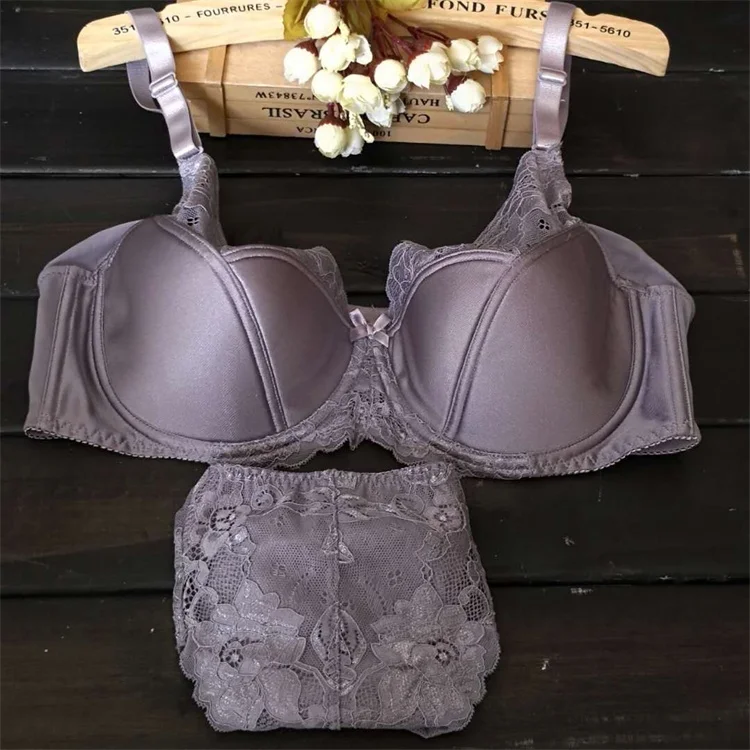 75 80 85 90 95 100 B C D reggiseno mutandine reggiseni siere biancheria intima Sexy Set tazza donna 2 pezzi Set Lingerie reggiseni e mutandine