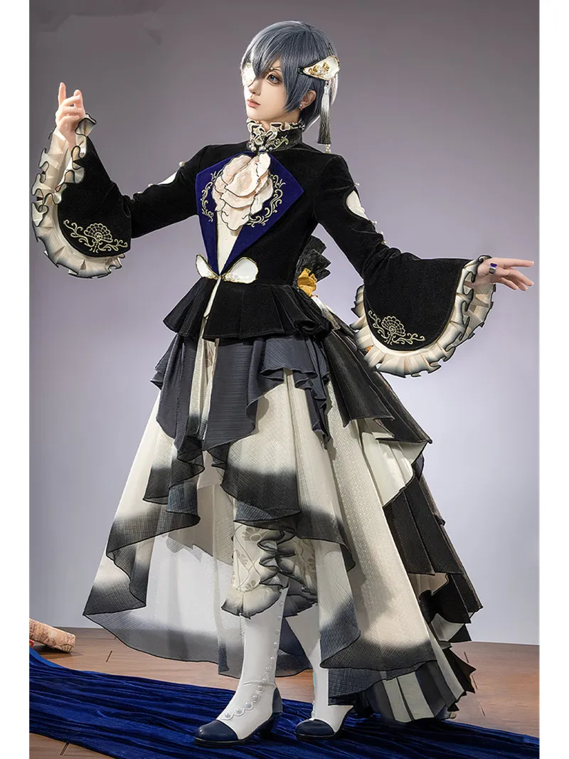 Ciel Phantomhive Dress Cosplay Costume Black Butler Anime Women Uniform Role Play Clothing Halloween Carnival Suit Pre-sale 2025