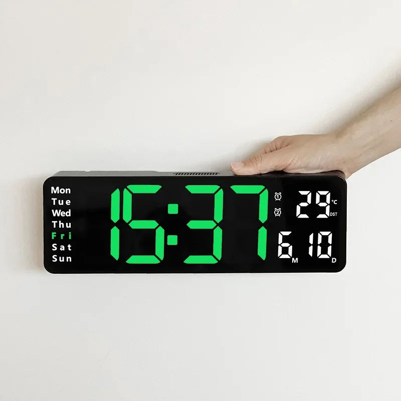 Electronic  LED Digital Smart, Alarm Clock Watch Table Electronic Desktop Clocks USB Wake Up Clock