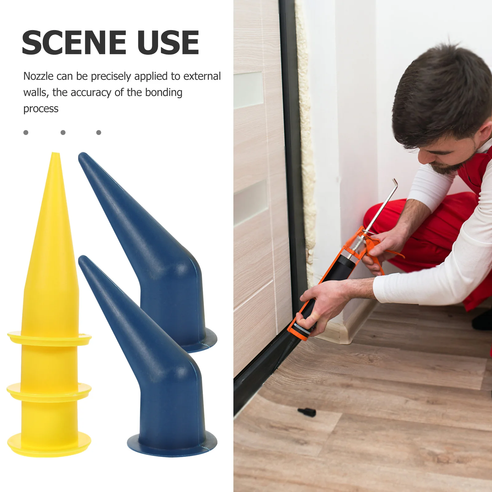 5 قطعة مجموعة فوهة السد السجق السد قضيب ل الايبوكسي لاصق جدار ختم مجموعة أدوات السد نصائح الجص السدادة قضيب