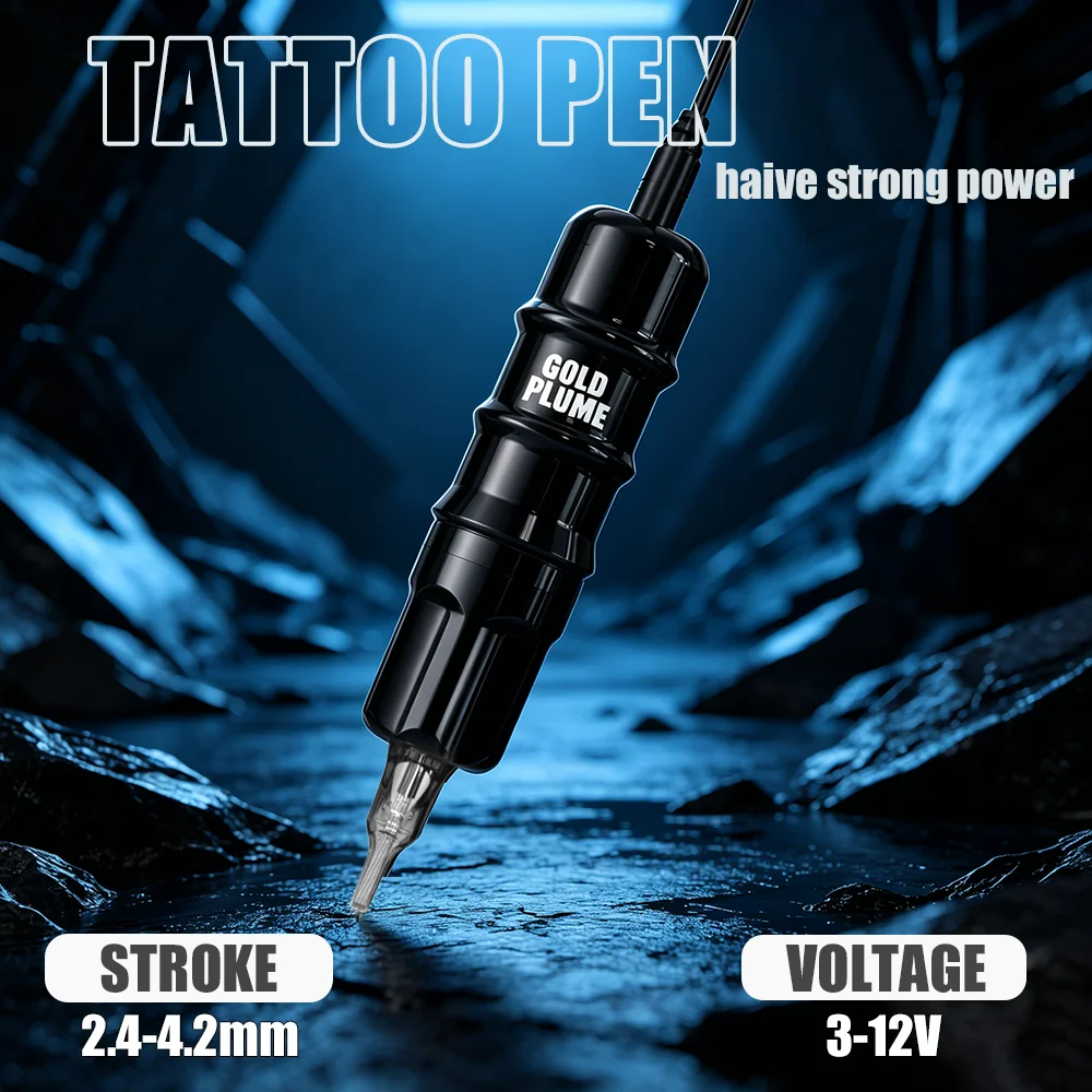 Tattoo Gun Kit, Complete Tattoo Gun Set, Including 5 Tattoo Cartridge Needles and 5 Colors of Tattoo Ink, Suitable for Tattoo Beginners and Tattoo Artists view 4