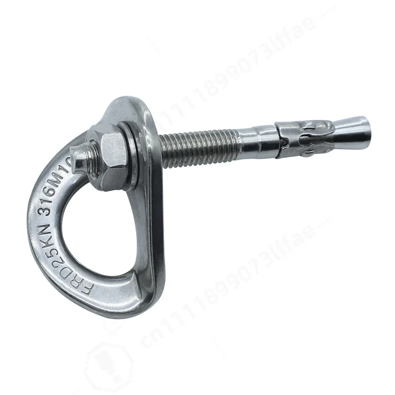 Rock Anchor Bolt, Stainless Steel Expansion Hanger, Heavy Duty, for Climbing Caving, Fixed Point Rock Hanging Plate