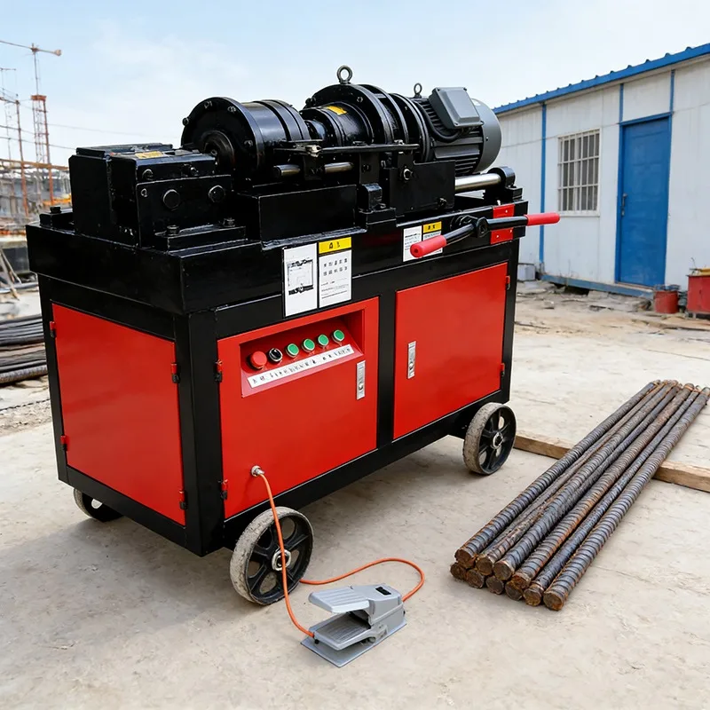 

Automatic Rebar Threading Machine For High Strength Carbon Steel High Precision Steel Rod Threader For Bridge Design